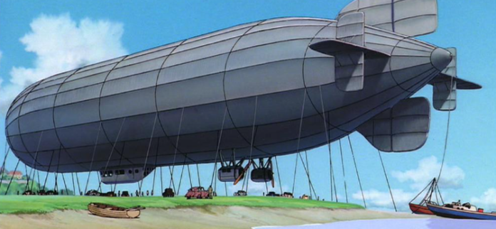 Kiki’s Delivery Service Airship Scene
